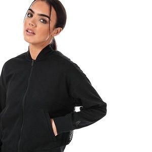 Adidas mesh bomber jacket